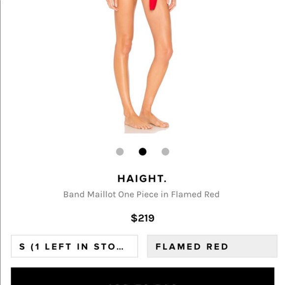 Revolve Red one piece swim suit - Picture 7 of 7